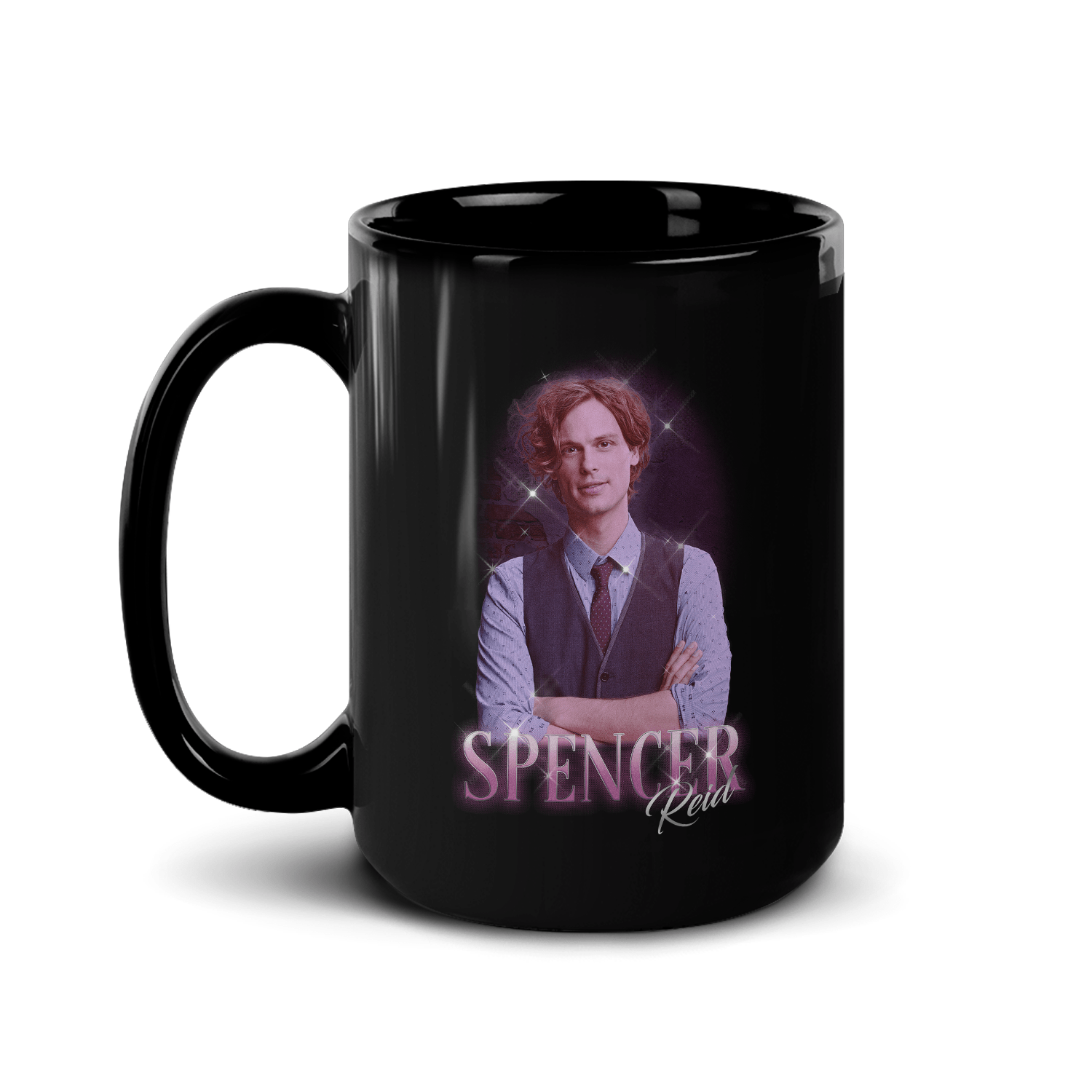 Criminal Minds Vintage Spencer Reid Black Mug - Paramount Shop