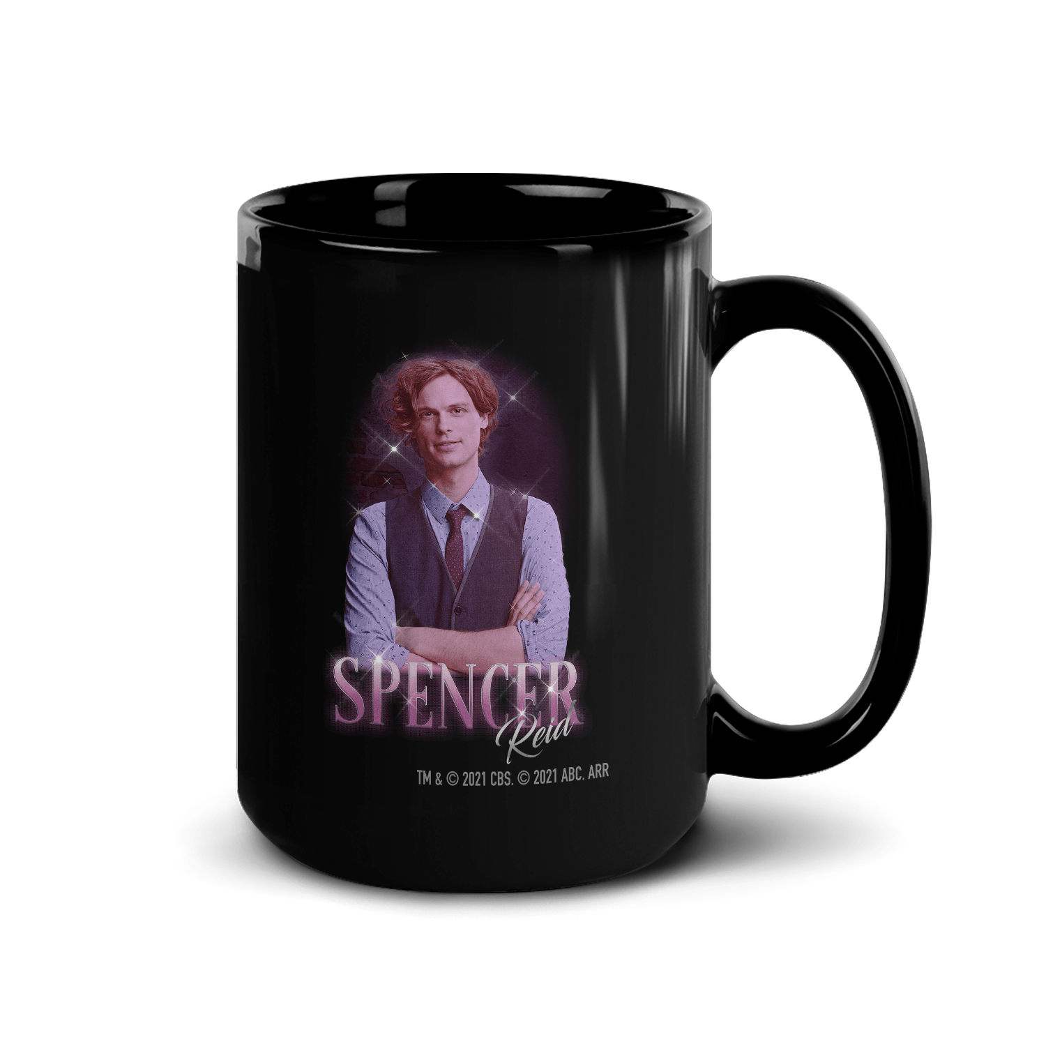 Criminal Minds Vintage Spencer Reid Black Mug - Paramount Shop