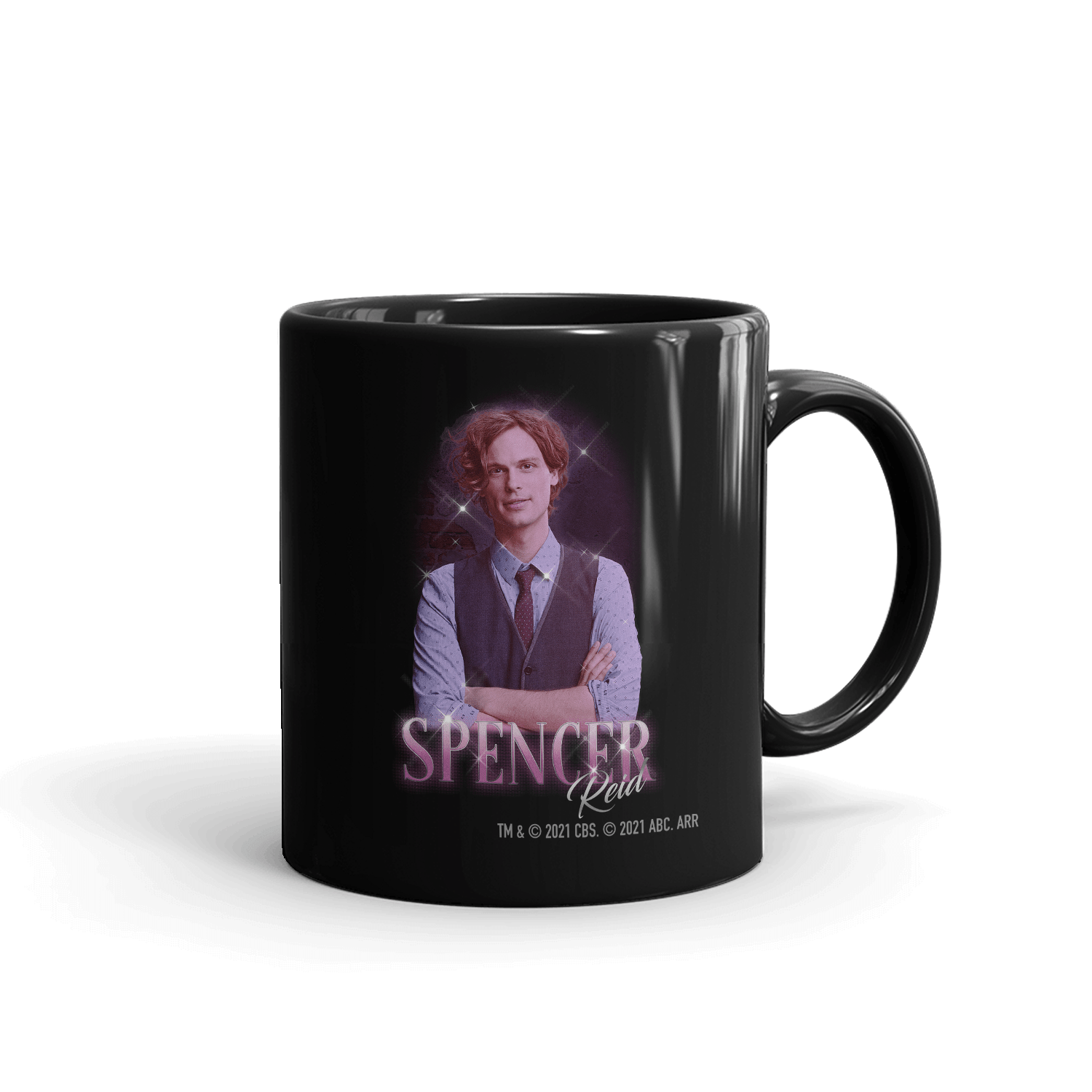 Criminal Minds Vintage Spencer Reid Black Mug - Paramount Shop