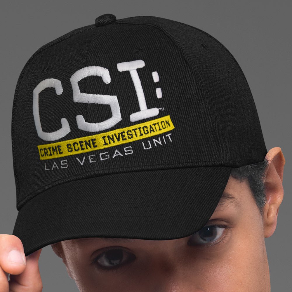 Csi Graduation Cap CSI: Crime Scene Investigation Las Vegas Unit Logo Embroidered Hat ...