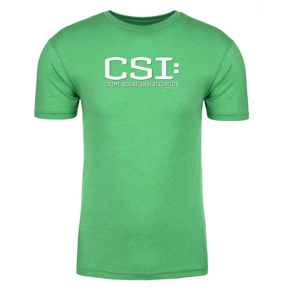 CSI: Crime Scene Investigation Men's Tri - Blend T - Shirt - Paramount Shop