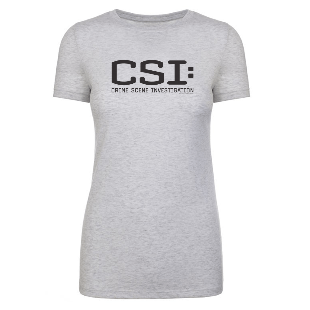CSI: Crime Scene Investigation Women's Tri - Blend T - Shirt - Paramount Shop