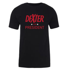 Dexter Für den Präsidenten Erwachsene Kurzärmeliges T-Shirt - Schwarz / SM