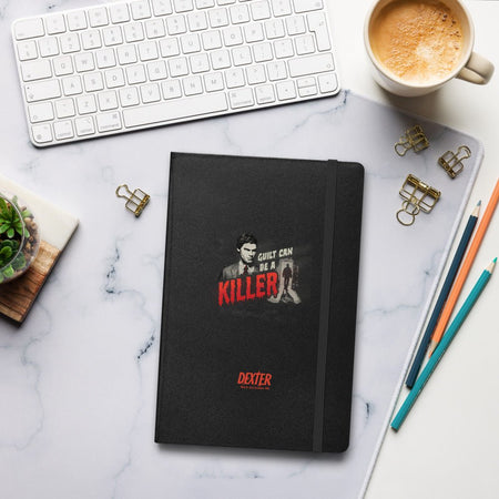 Dexter Guilt Can Be A Killer Hardcover Bound Notebook - Paramount Shop