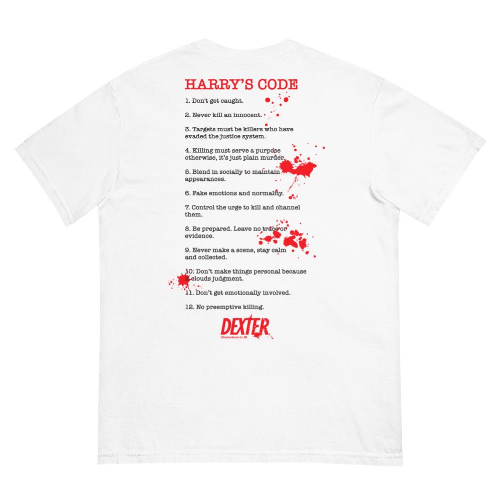 Dexter Harry's Code Comfort Colors T-Shirt - Paramount Shop