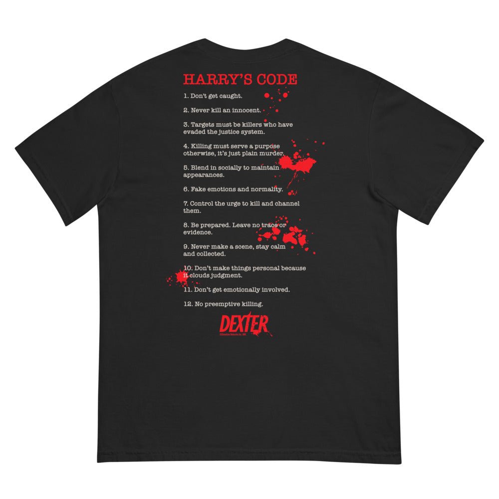Dexter Harry's Code Comfort Colors T-Shirt - Paramount Shop