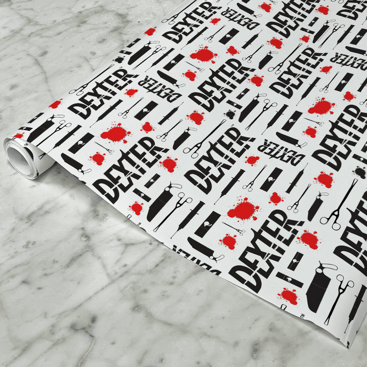 Dexter Icons Pattern Gift Wrap – Paramount Shop