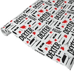 Dexter Icons Pattern Gift Wrap - 20 in x 30 in