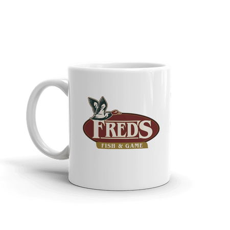 Dexter: New Blood Fred's Fish & Game White Mug - Paramount Shop
