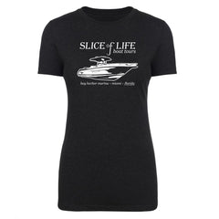 Dexter Slice of Life Paseos en barco MujeresCamiseta Tri-Blend - Negro vintage / Sm