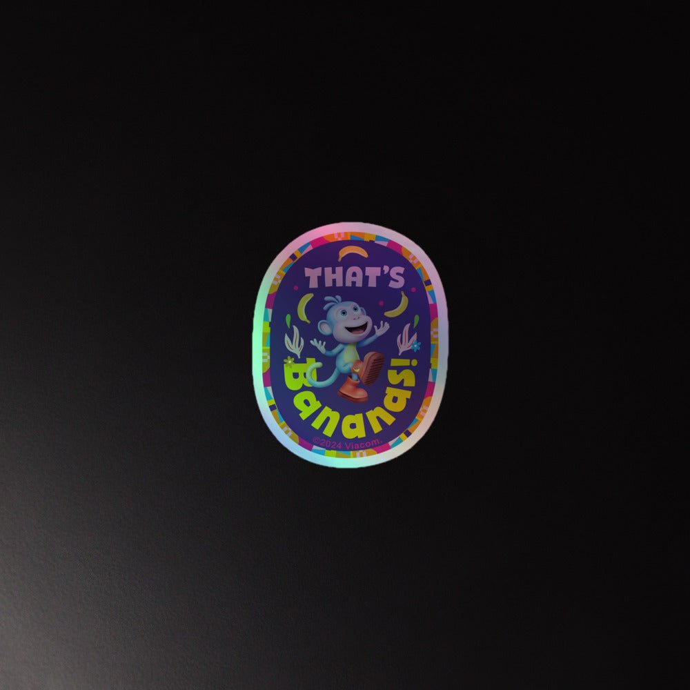 Dora The Explorer Boots That's Bananas! Holographic Sticker – Paramount ...