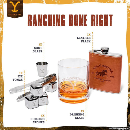 Dragon Glassware® x Yellowstone Barware Gift Set - Paramount Shop