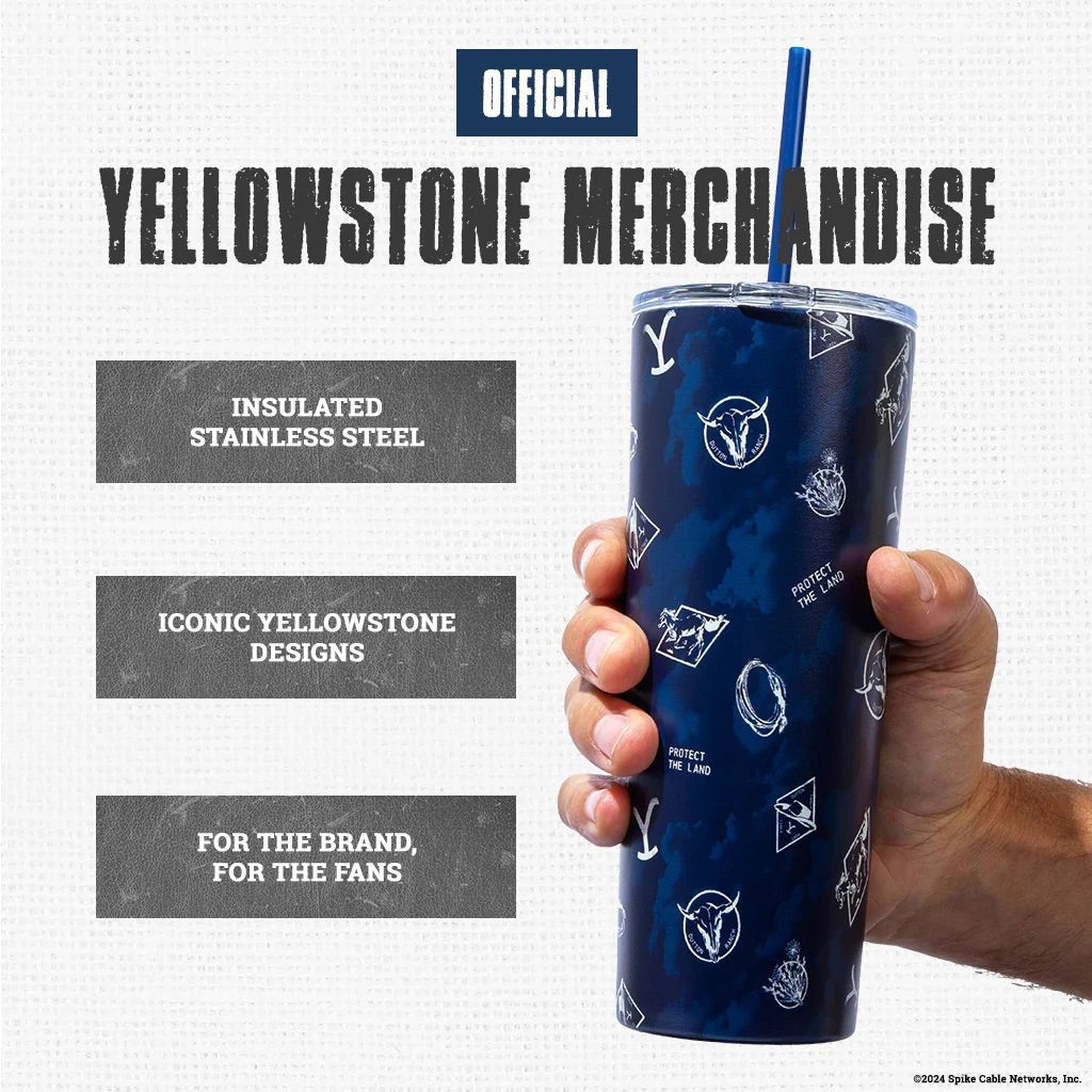 Dragon Glassware® x Yellowstone Protect the Land Tumbler - Paramount Shop