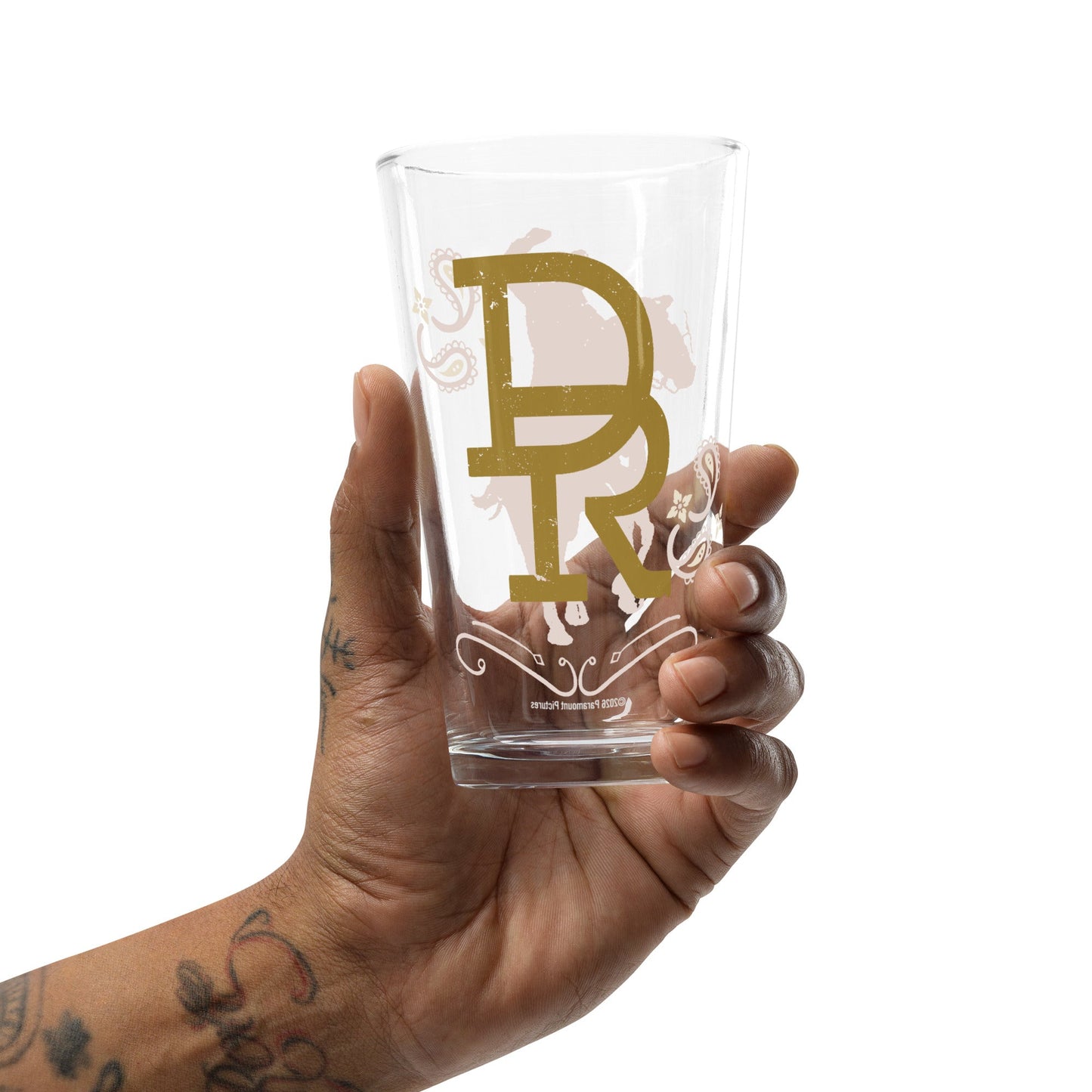 Dutton Ranch Pint Glass Logo - Paramount Shop