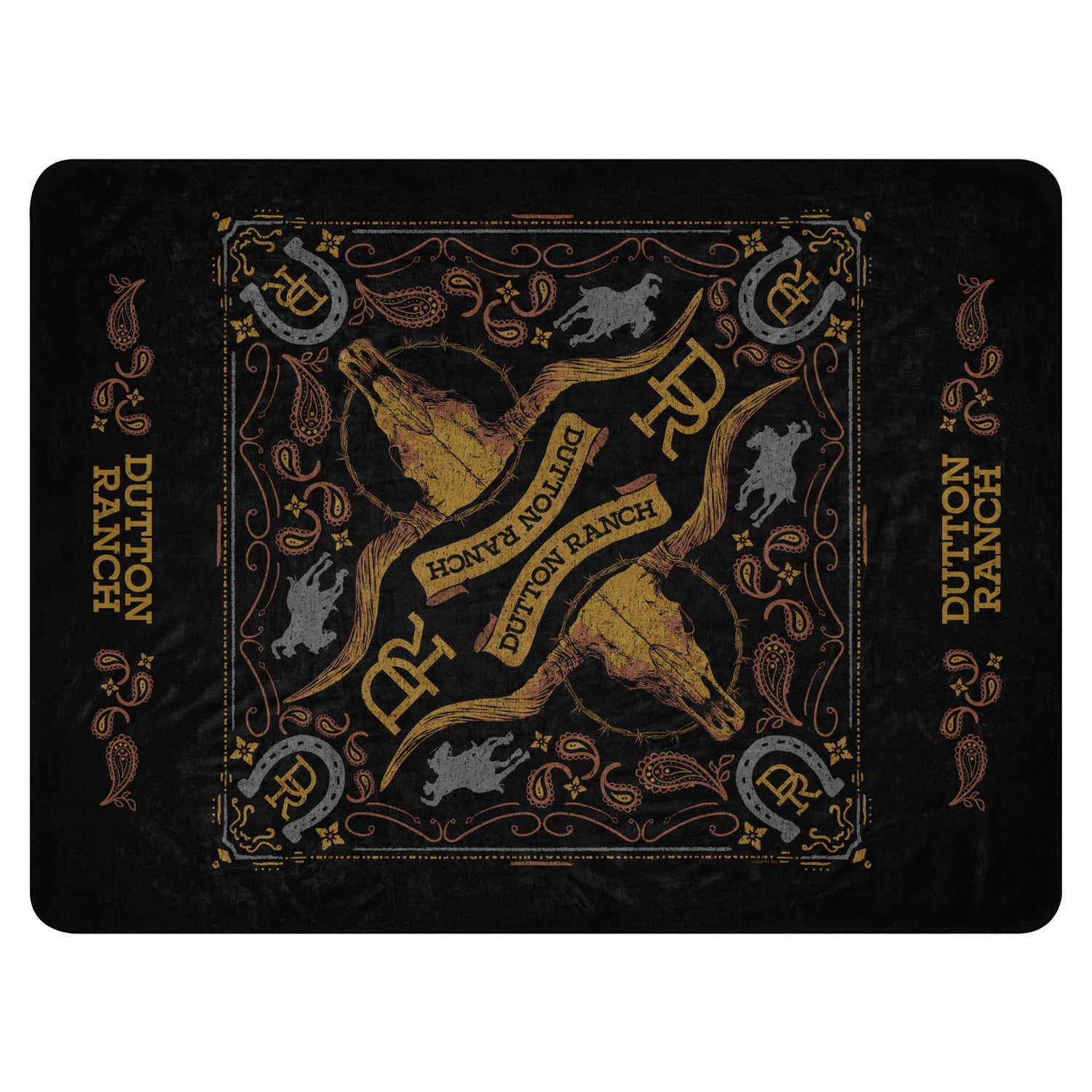 Dutton Ranch Sherpa Blanket Logo - Paramount Shop