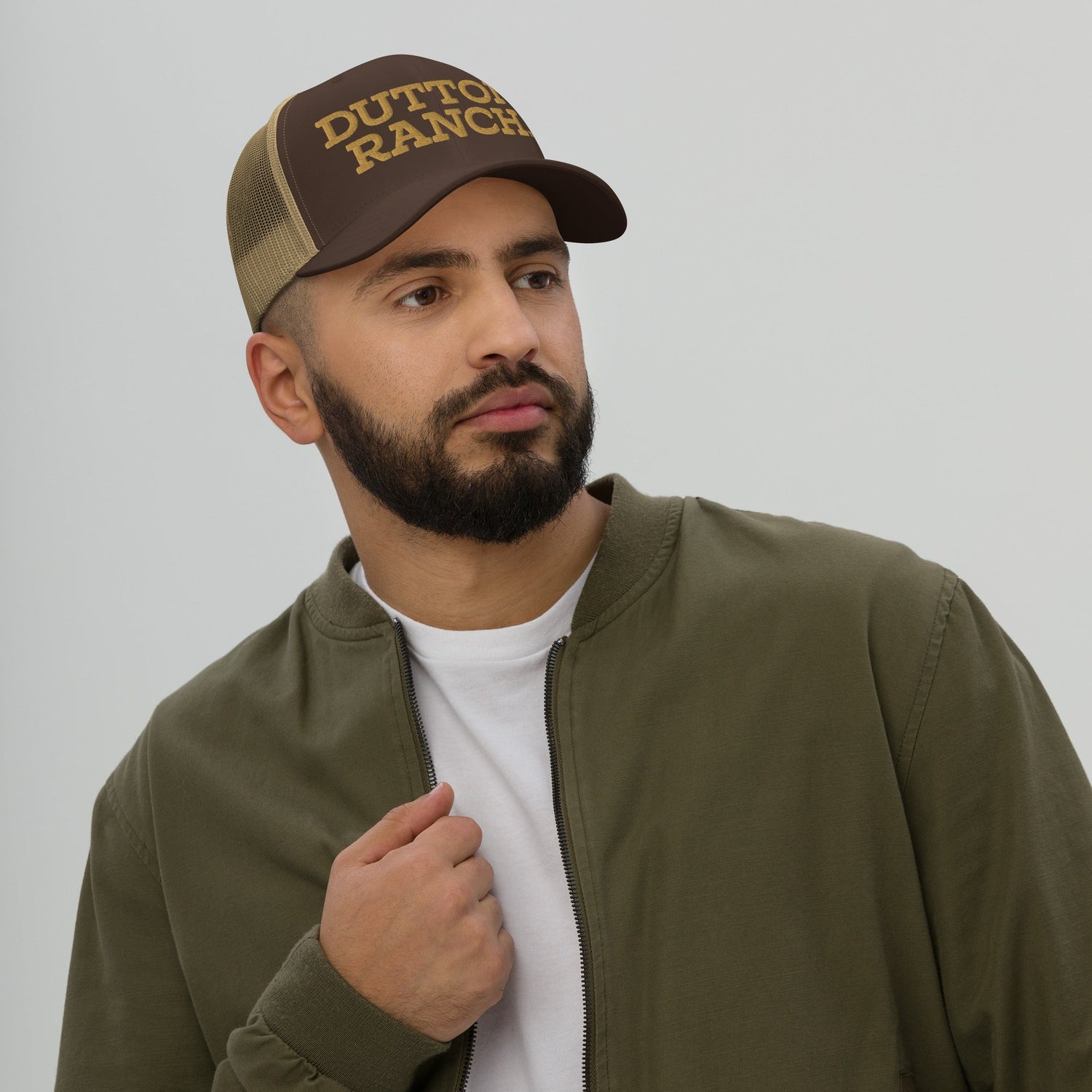 Dutton Ranch Trucker Hat Logo Embroidered - Paramount Shop