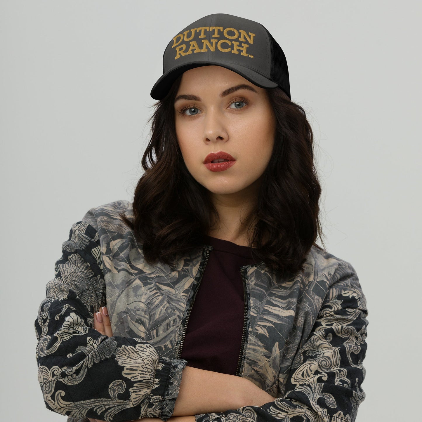 Dutton Ranch Trucker Hat Logo Embroidered - Paramount Shop