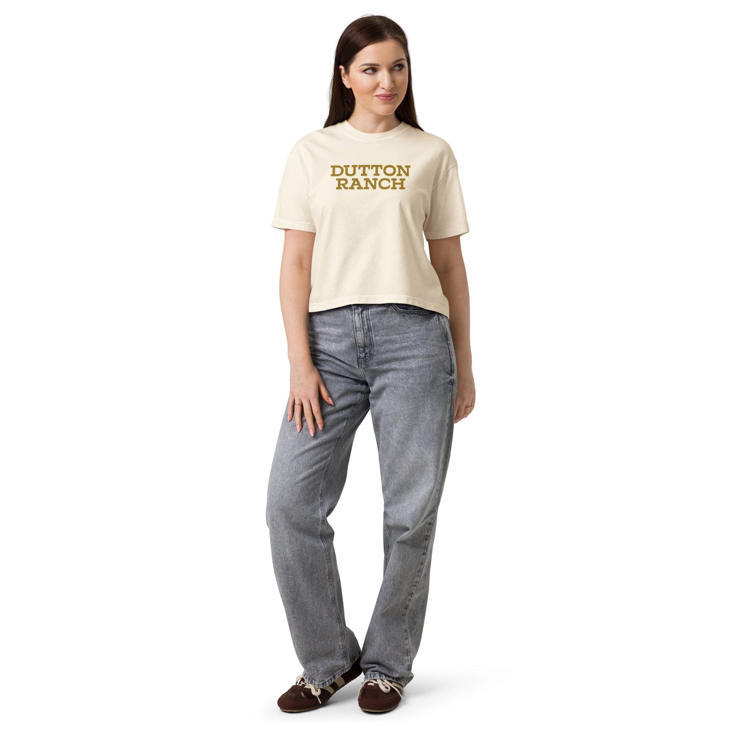 Dutton Ranch Women's Boxy T-Shirt Dutton Forever - Paramount Shop