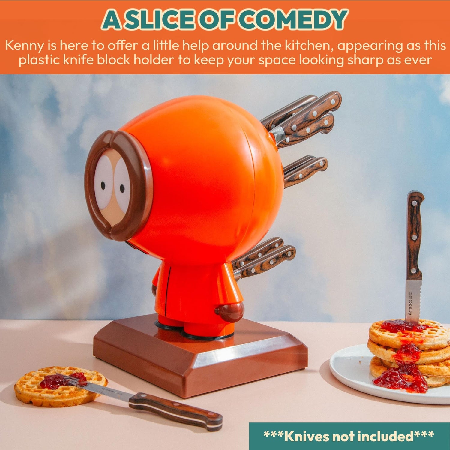 South Park Kenny 10-Slot Knife Block Holder-3