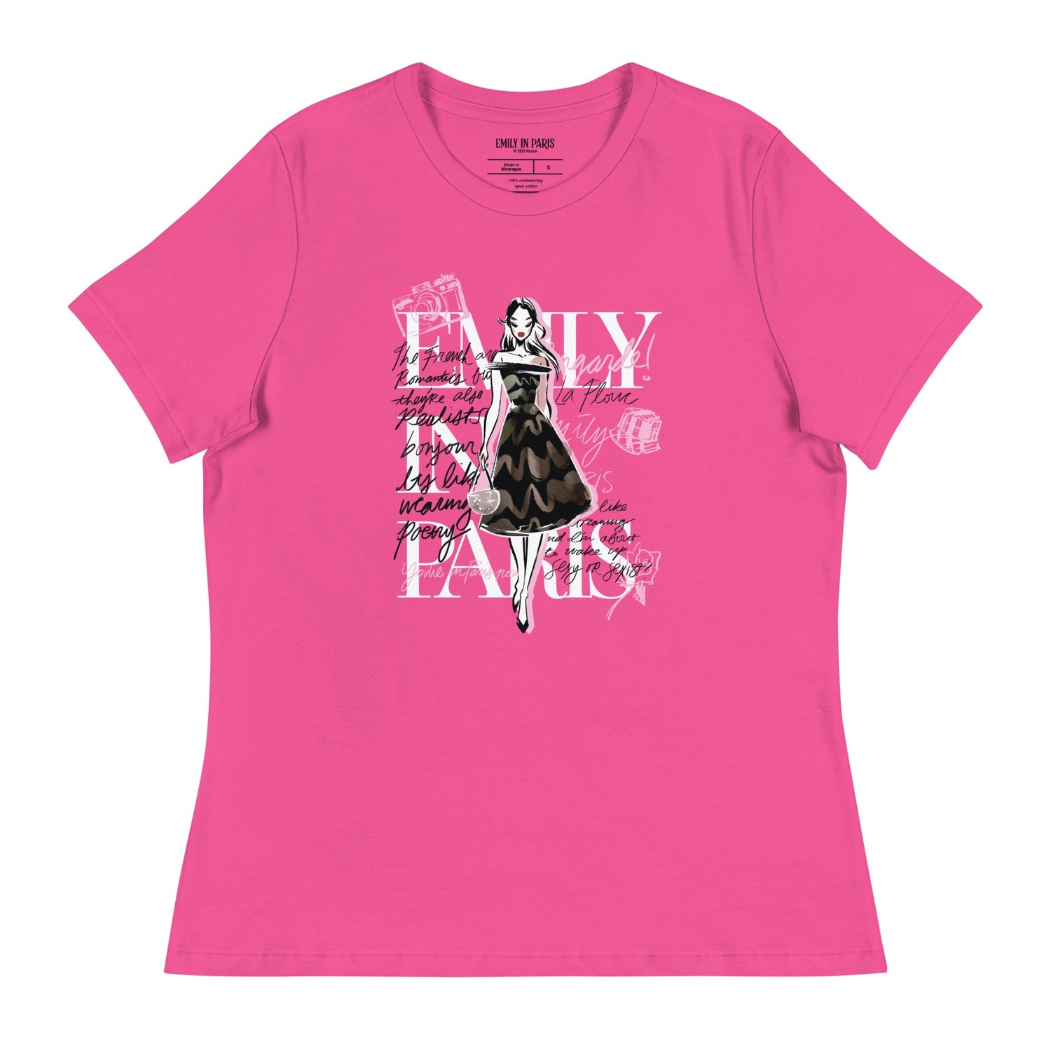 Emily in Paris Black Dress Women's T - Shirt - Paramount Shop