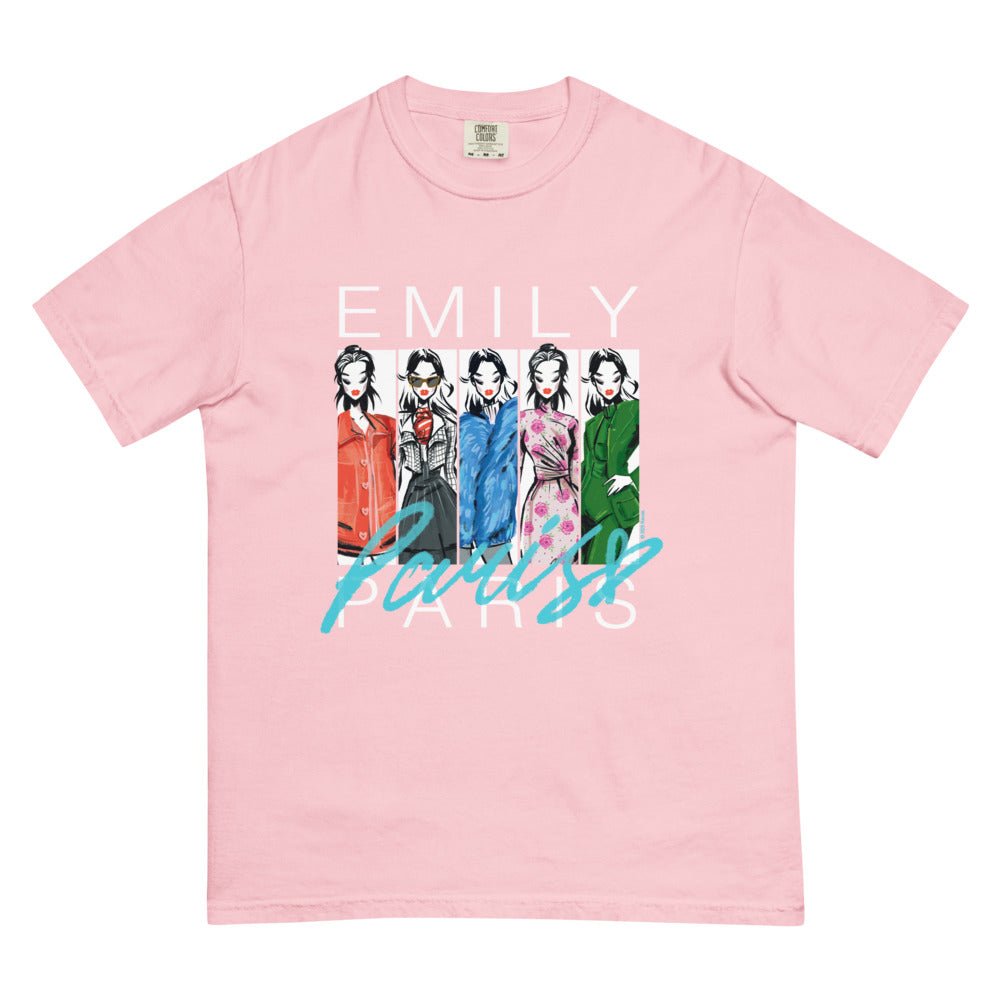 Emily in Paris Comfort Colors T-Shirt Fashion sketches - Paramount Shop