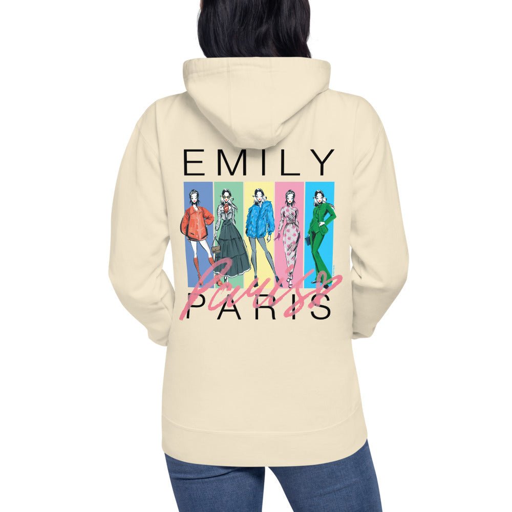 Emily in Paris Hoodie Fashion Sketches - Paramount Shop