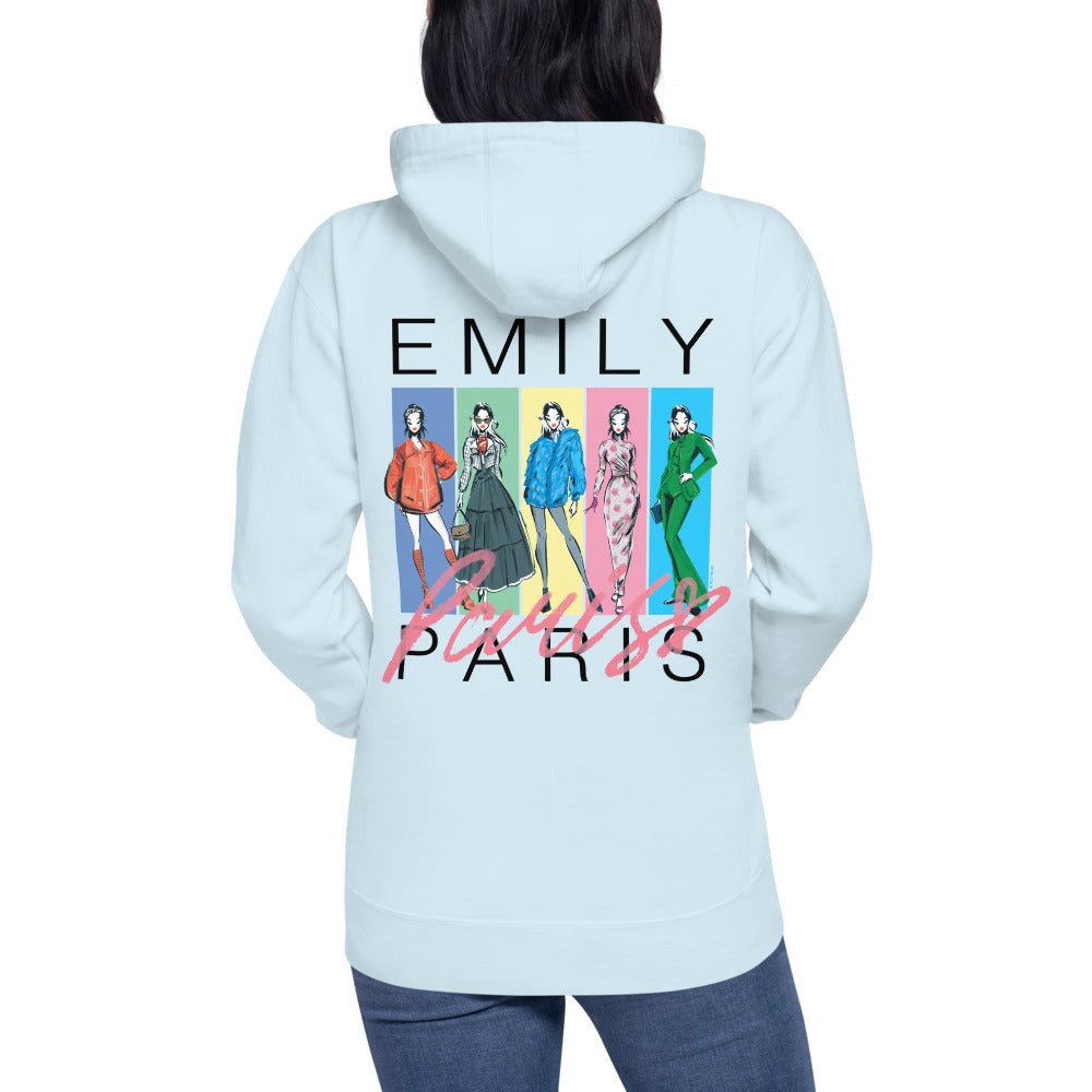 Emily in Paris Hoodie Fashion Sketches - Paramount Shop
