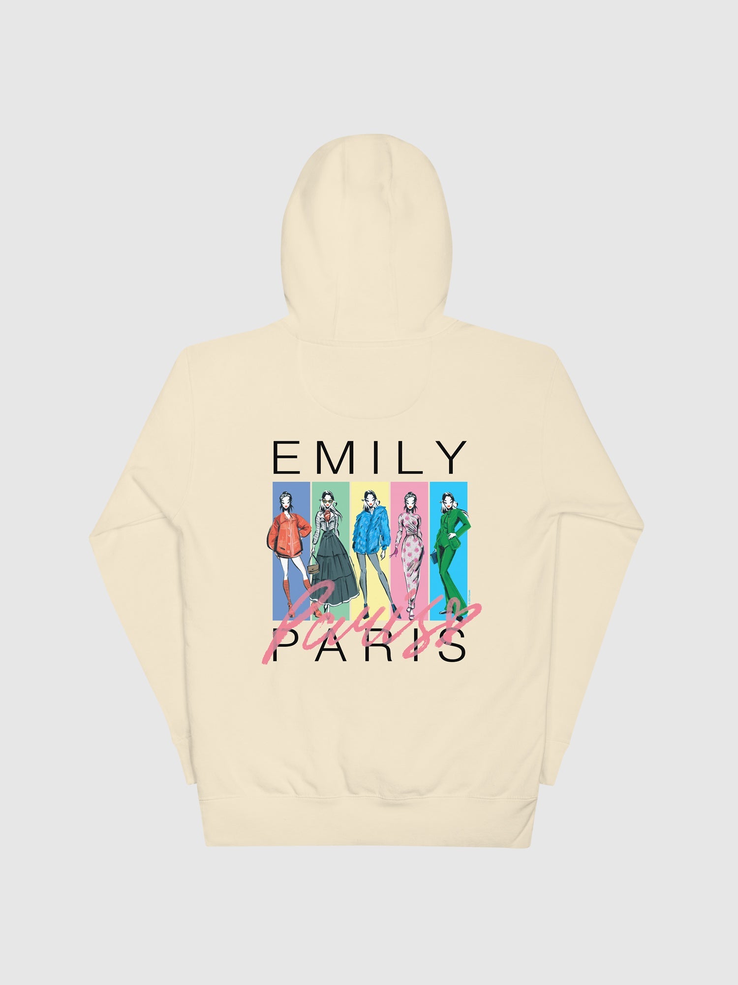 Emily in Paris Hoodie Fashion Sketches - Paramount Shop