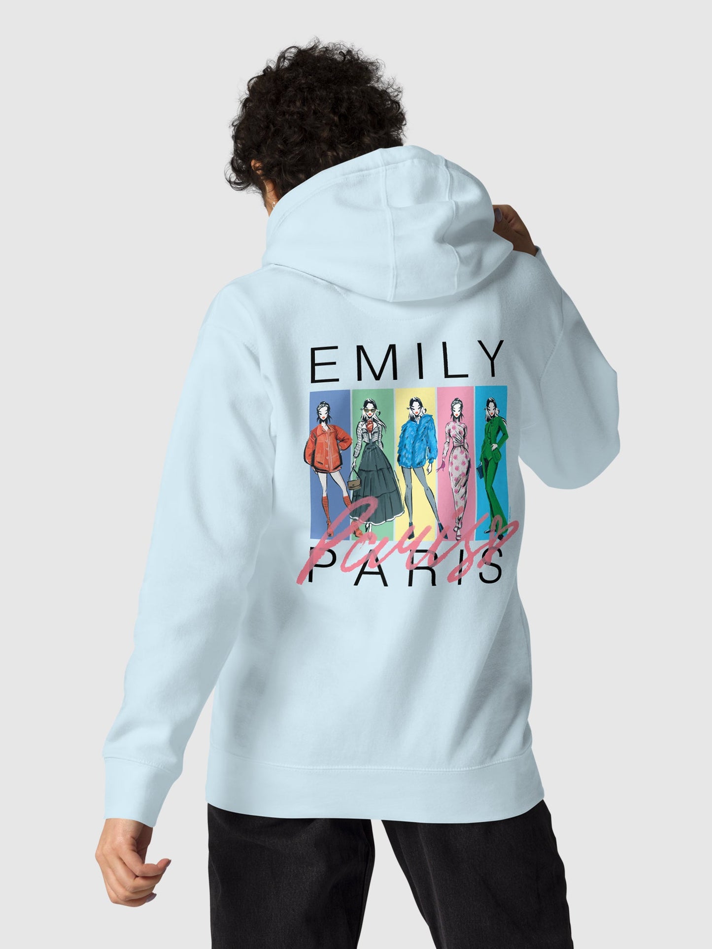 Emily in Paris Hoodie Fashion Sketches - Paramount Shop