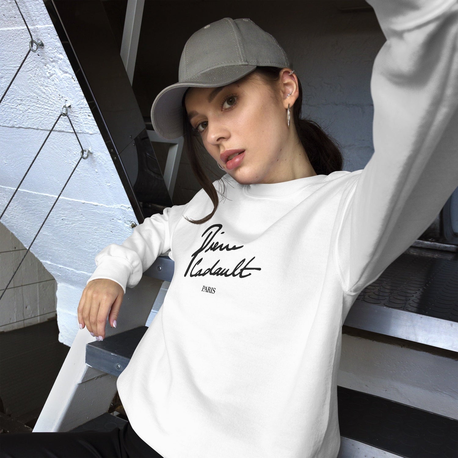 Emily in Paris Pierre Cadualt Embroidered Crewneck - Paramount Shop