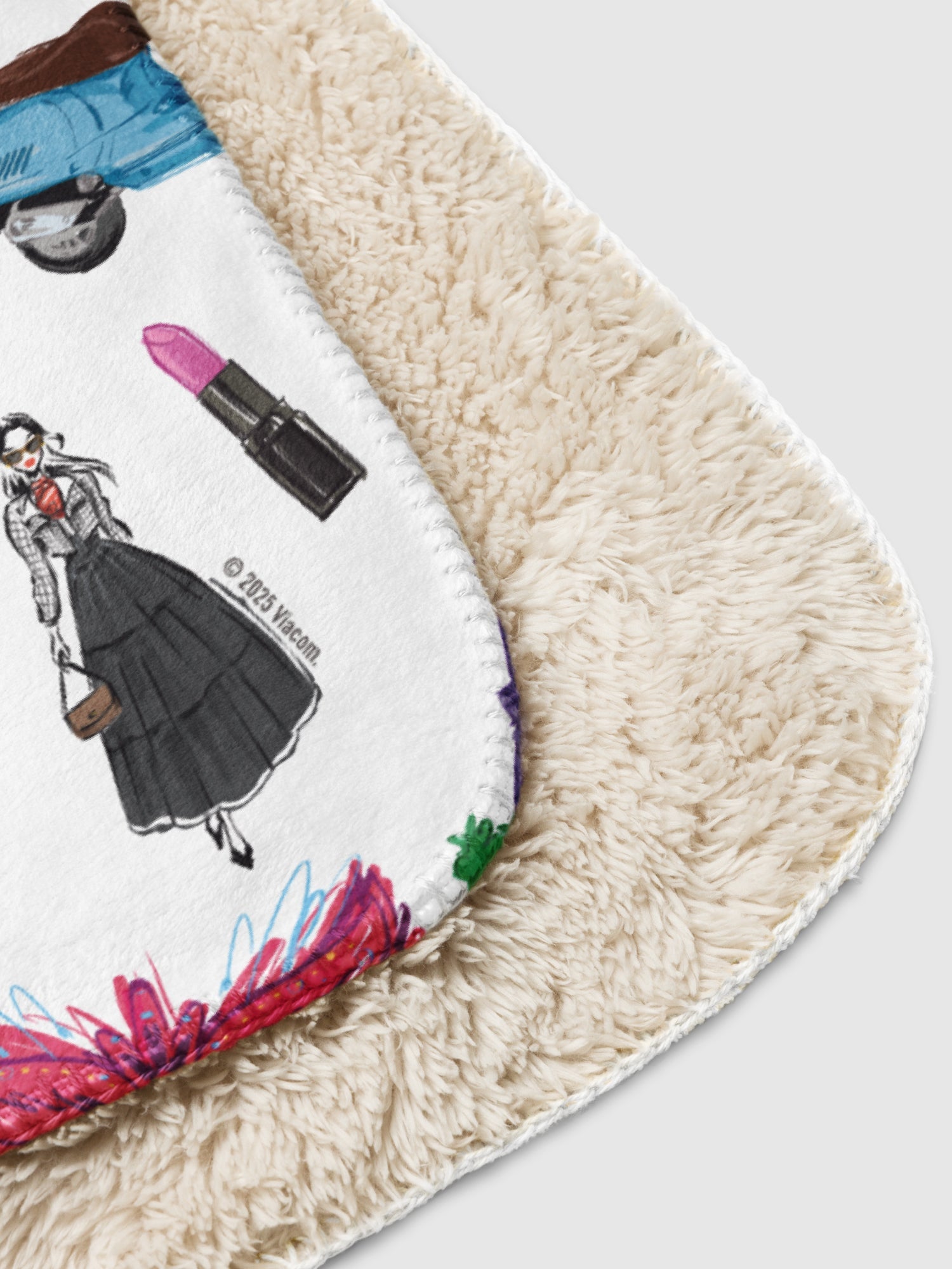 Emily in Paris Sherpa Blanket Drawings - Paramount Shop