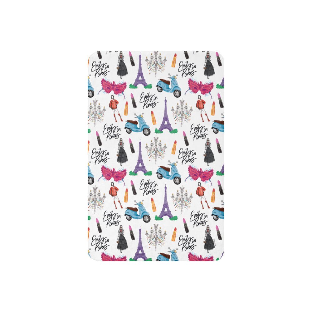 Emily in Paris Sherpa Blanket Drawings - Paramount Shop