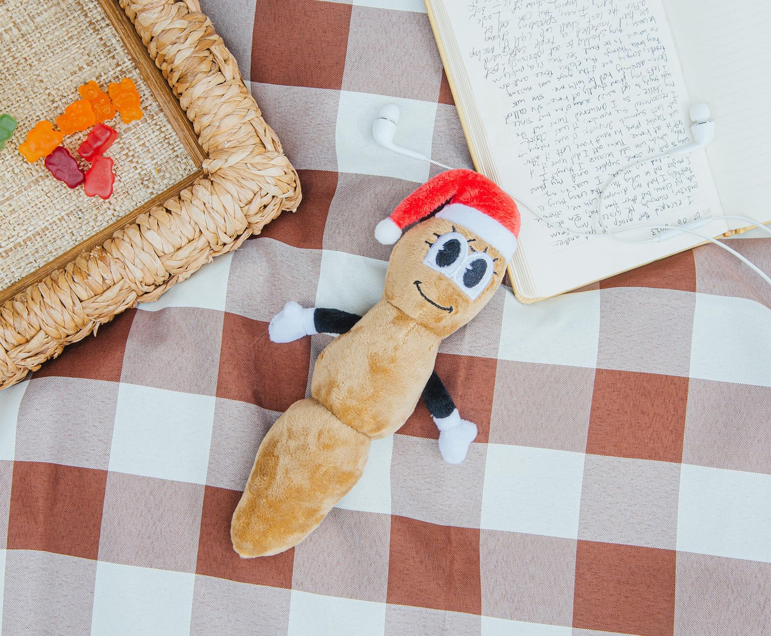 Mr. Hankey plush toy displayed upright on a clean surface