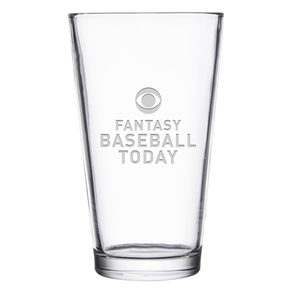 Fantasy Baseball Today Podcast Drinking Glass Laser Engraved Pint Glass