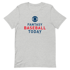 Fantasy Baseball Today Podcast Logo Adult Short Sleeve T-Shirt - Silver / SM
