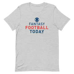 Fantasy Football Today Podcast Logo Adultos Camiseta de manga corta - Plata / Sm