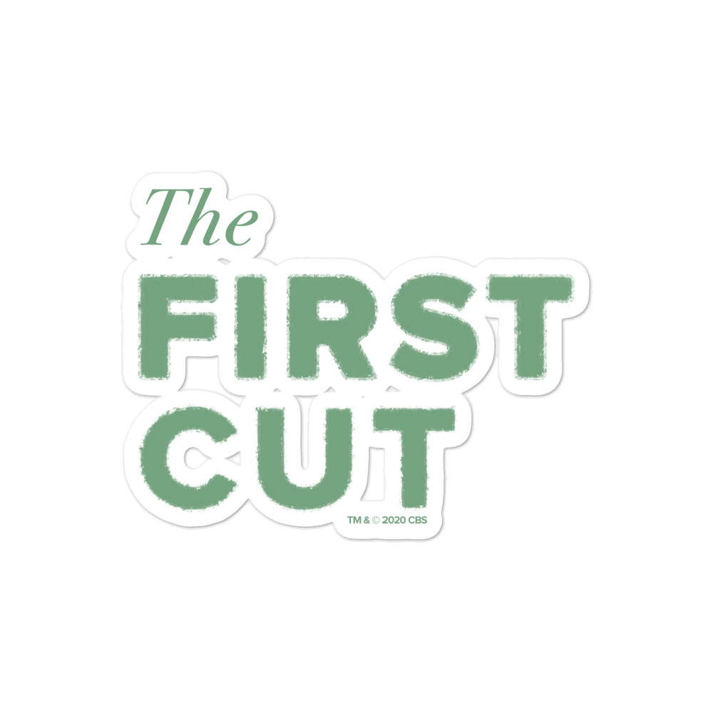 First Out Sticker CBS Sports First Cut Podcast Die Cut Sticker | Paramount Shop
