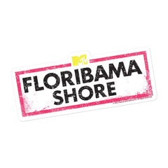 Floribama Shore Die Cut Sticker - White / 5.5" x 5.5