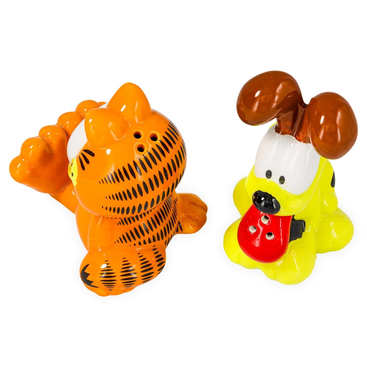 Garfield and Odie Character Ceramic Salt and Pepper Shaker Set - Paramount Shop