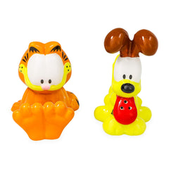 Garfield and Odie Character Ceramic Salt and Pepper Shaker Set