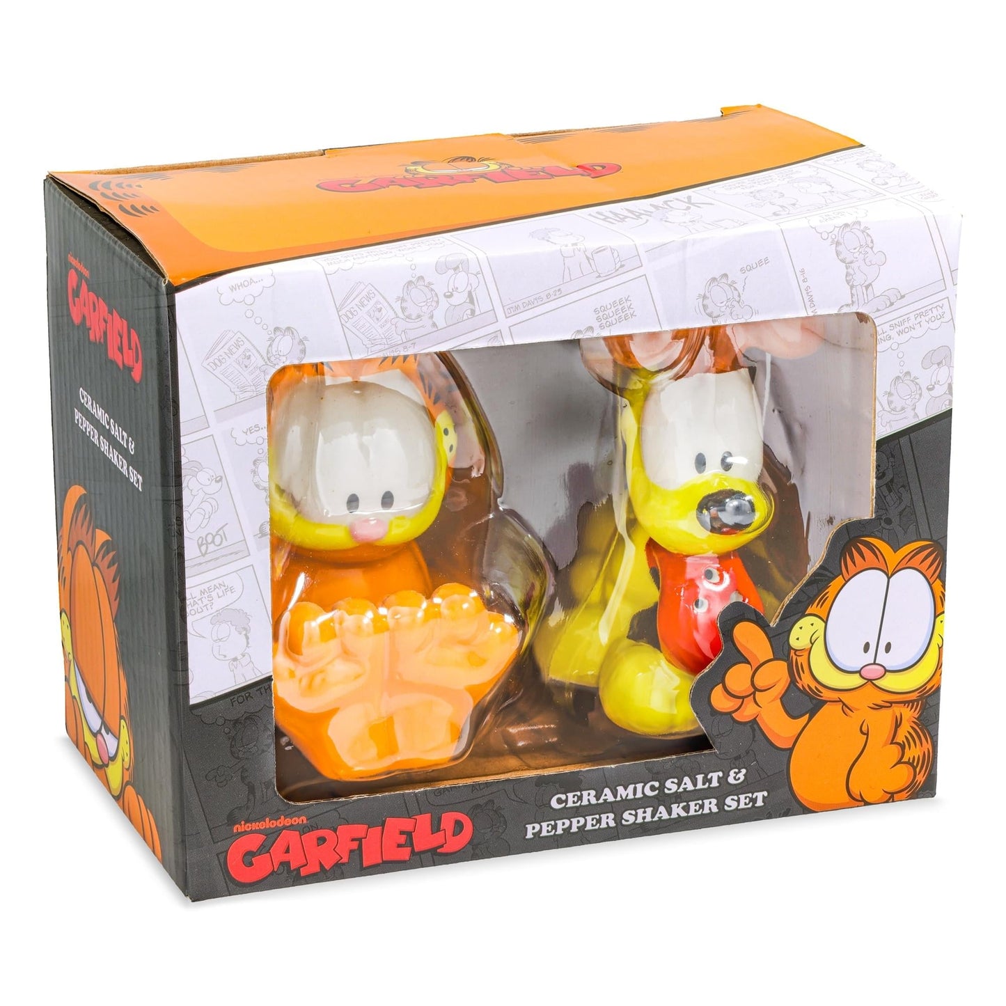 Garfield and Odie Character Ceramic Salt and Pepper Shaker Set - Paramount Shop