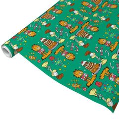 Garfield and Odie Holiday Wrapping Paper - 20 in x 30 in