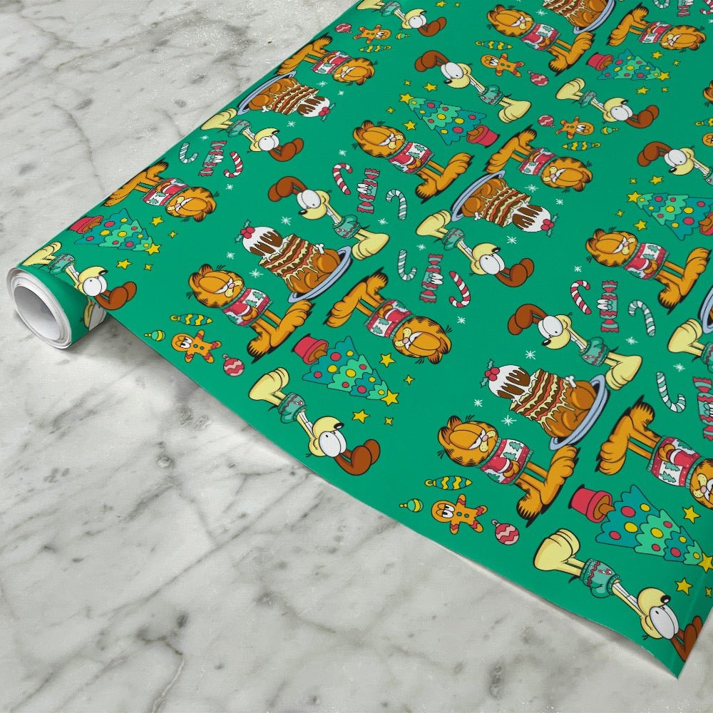 Garfield and Odie Christmas Wrapping Paper – Paramount Shop