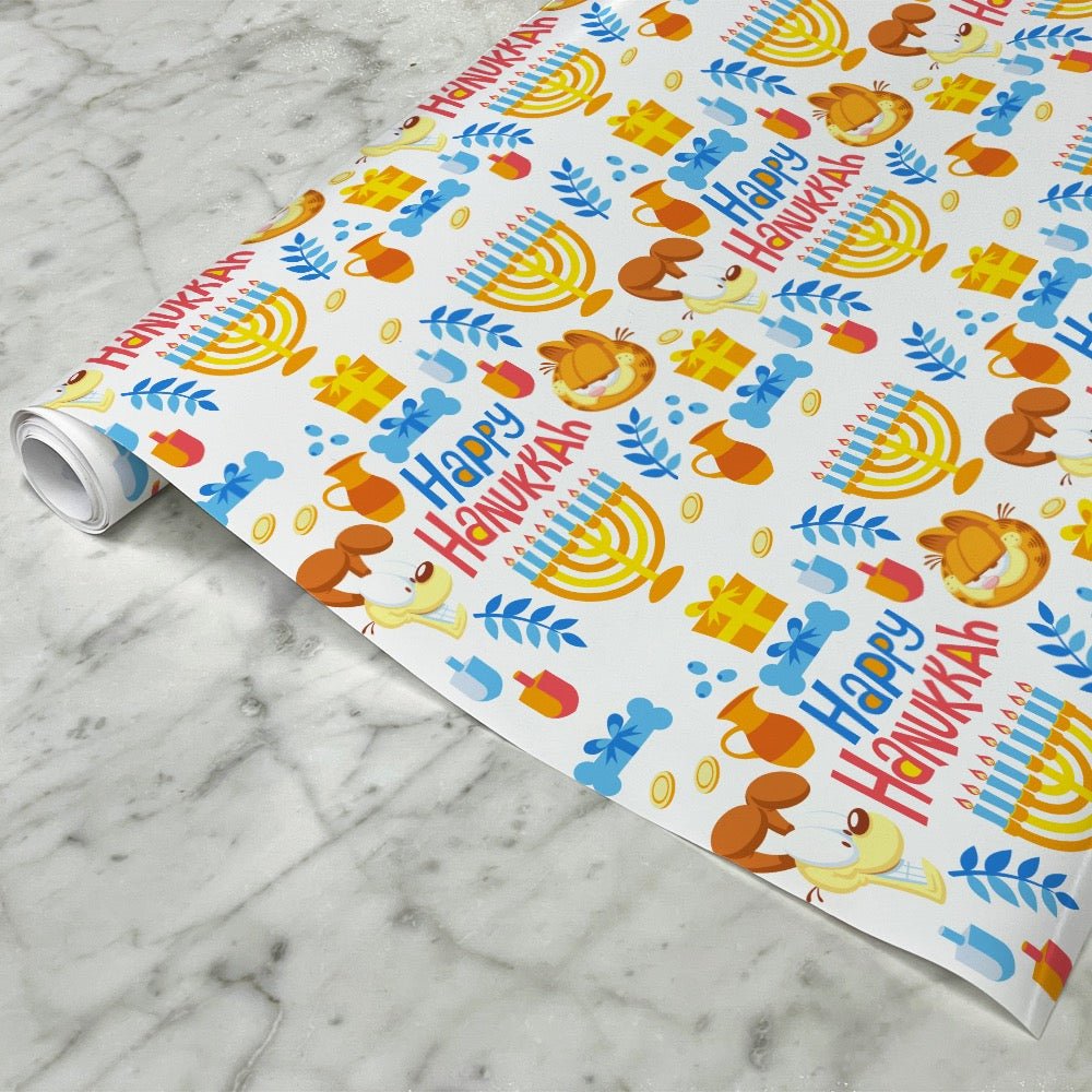 Garfield Hanukkah Wrapping Paper - Paramount Shop