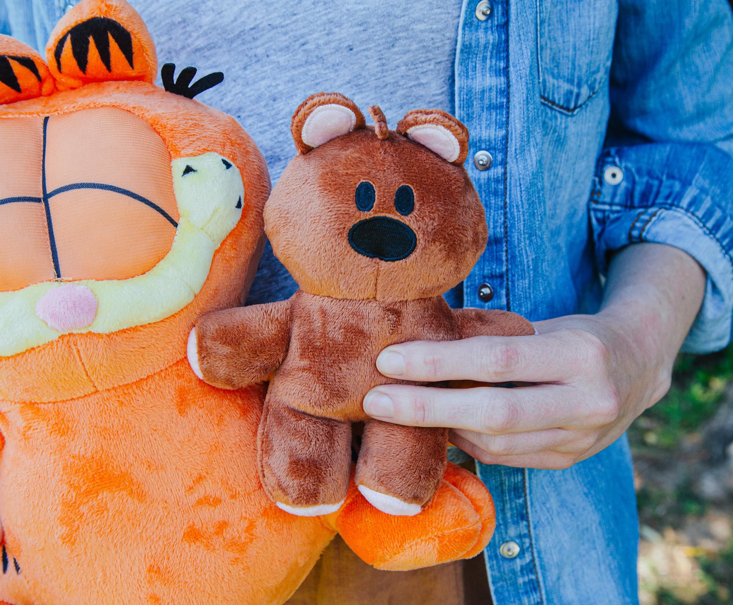 Garfield Holding Pooky 12-Inch Collector Plush Stuffed Animal - Paramount Shop