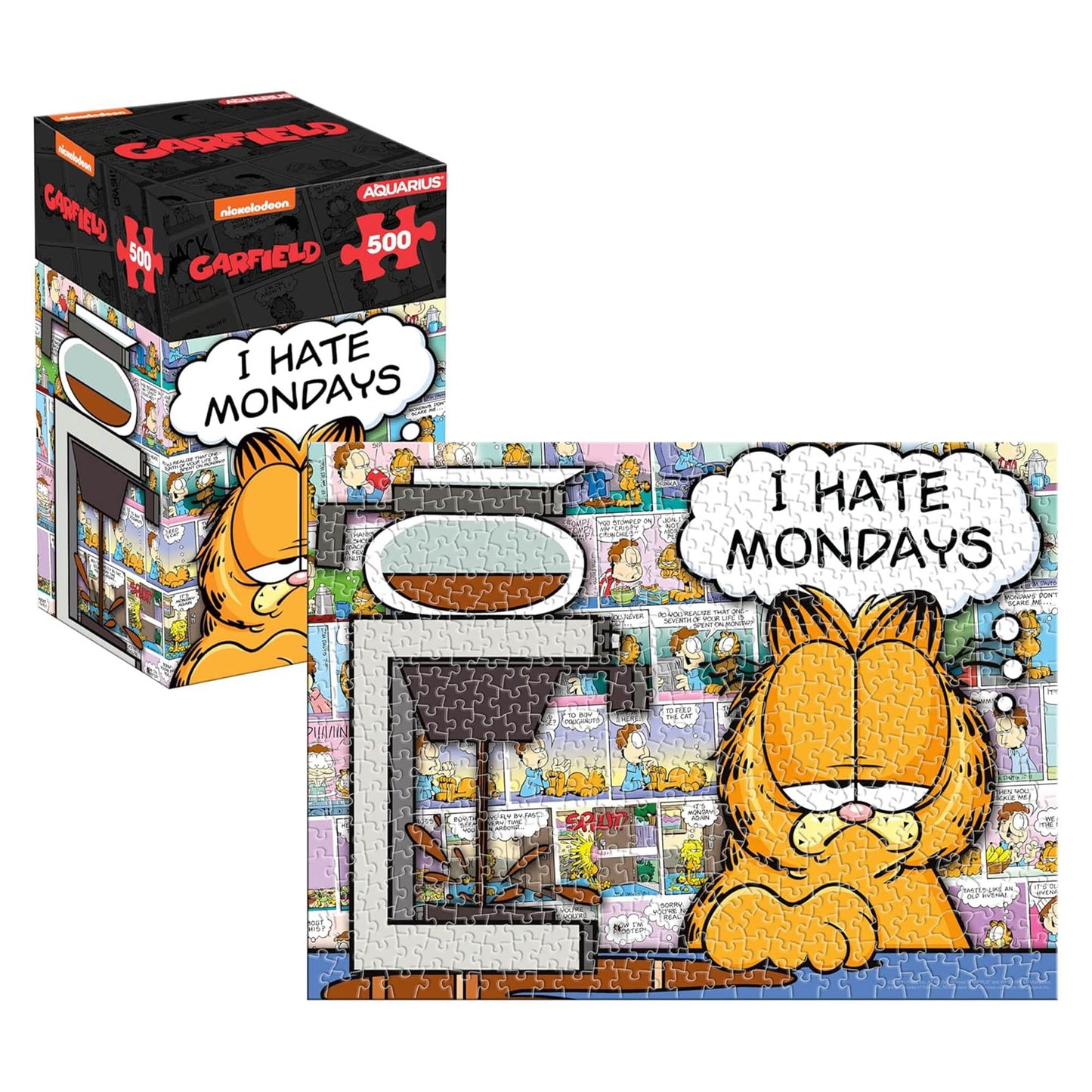 Garfield I Hate Mondays 500 Piece Jigsaw Puzzle Game - Paramount Shop