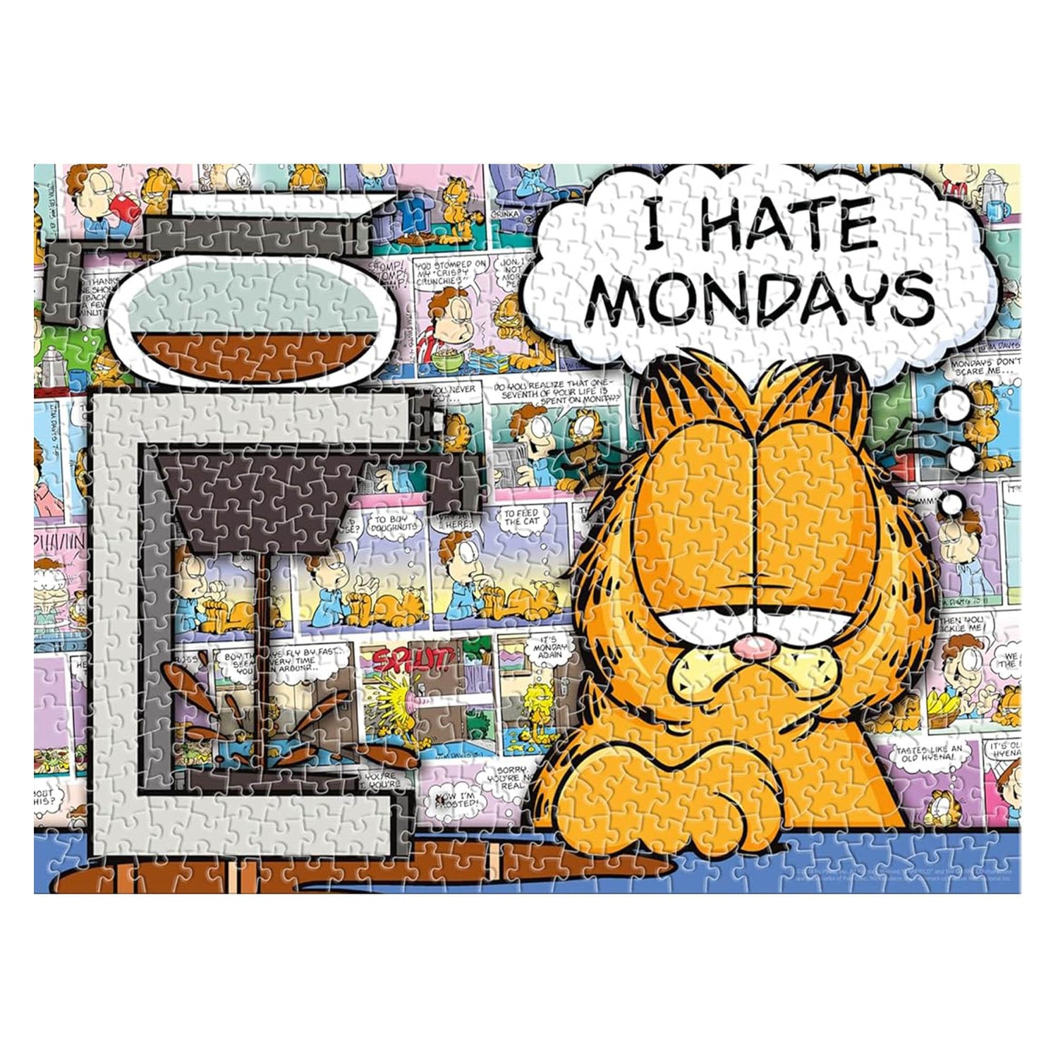 Garfield I Hate Mondays 500 Piece Jigsaw Puzzle Game - Paramount Shop