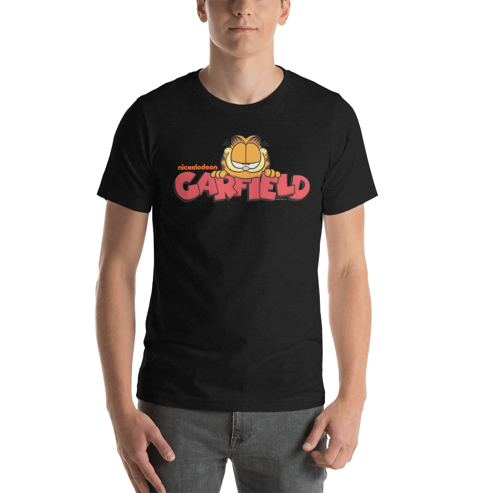 Garfield Logo Adult Short Sleeve T - Shirt - Paramount Shop