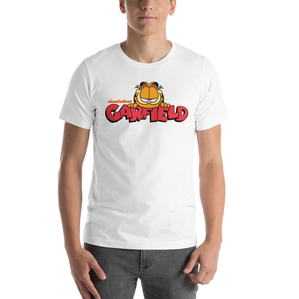 Garfield Logo Adult Short Sleeve T - Shirt - Paramount Shop