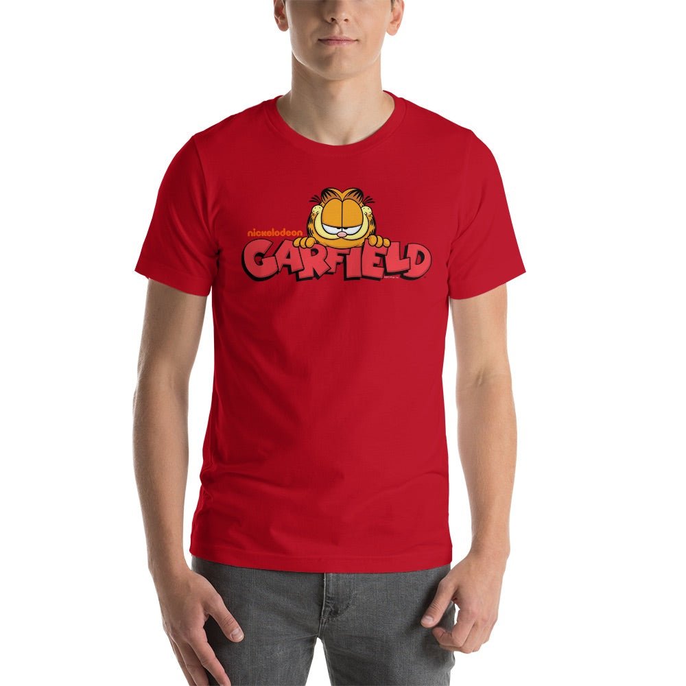 Garfield Logo Adult Short Sleeve T - Shirt - Paramount Shop